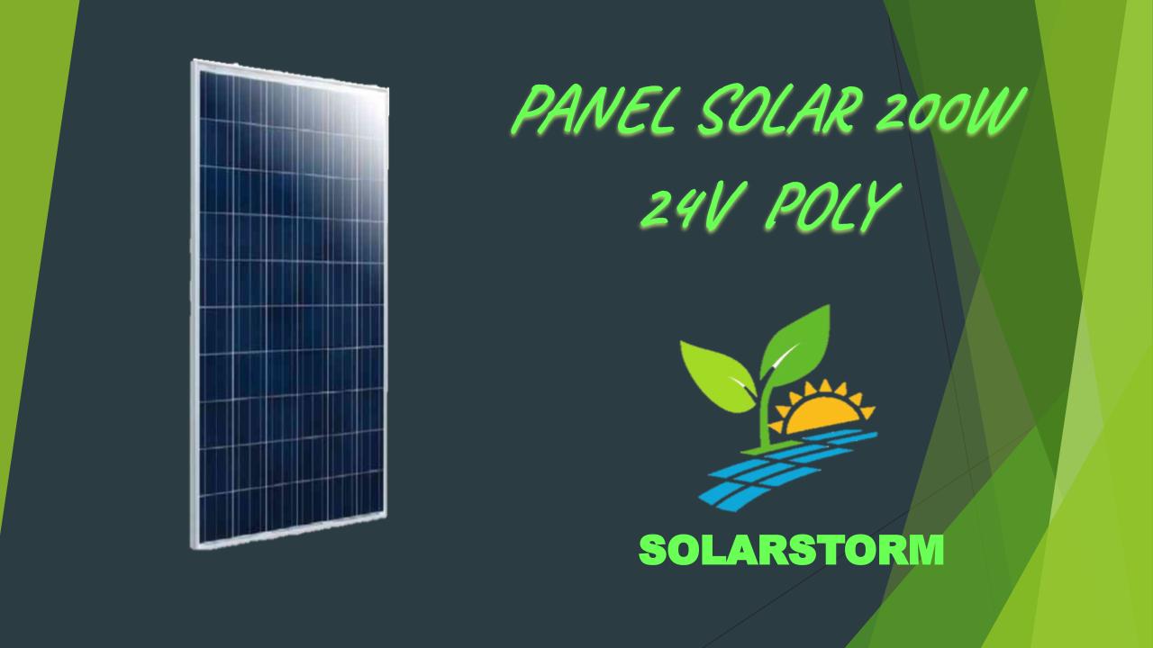 Panel Fotovoltaico Policristalino 200W/24V