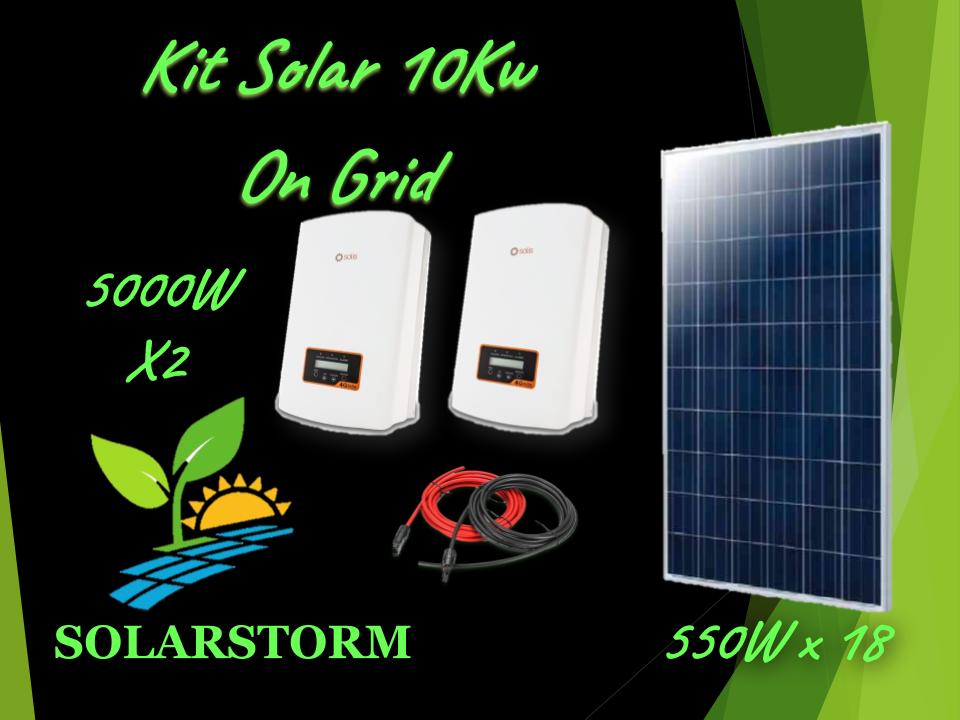 Kit Solar Fotovoltaico 10kw On Grid
