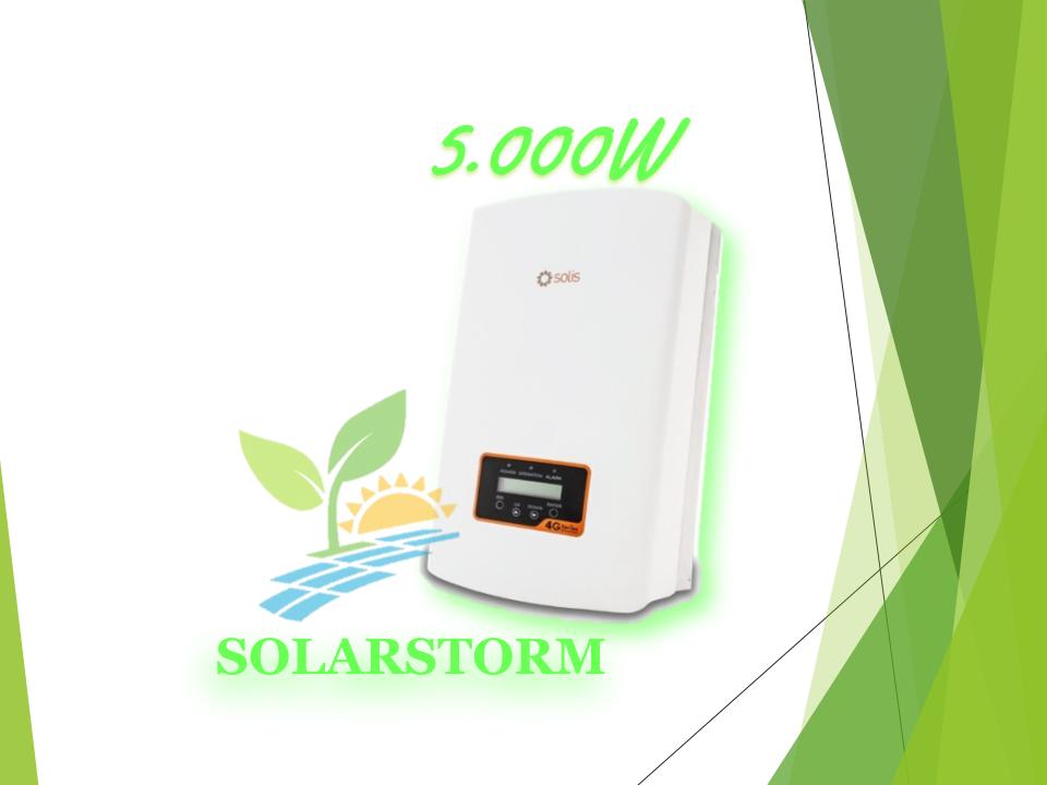 Inversor 5000w On Grid SOLIS Certificado Sec