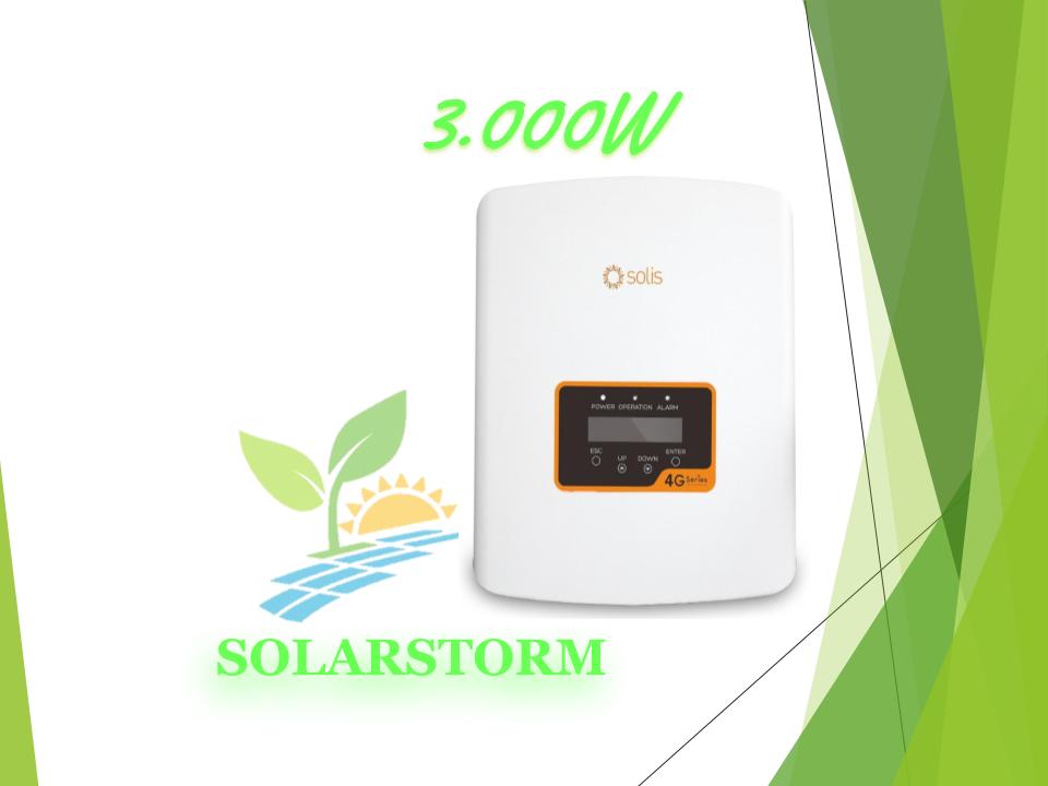 Inversor 3000w On Grid SOLIS Certificado Sec|
